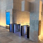 Custom EasyGate LC speedstiles safeguarding 205 North Quay in Brisbane, Australia.